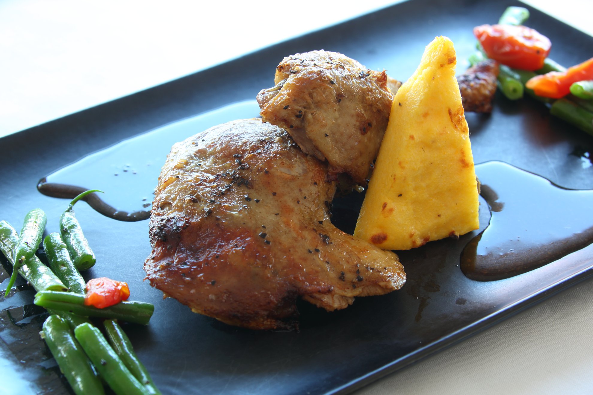 duck with apple polenta Prego Restaurant in Perth